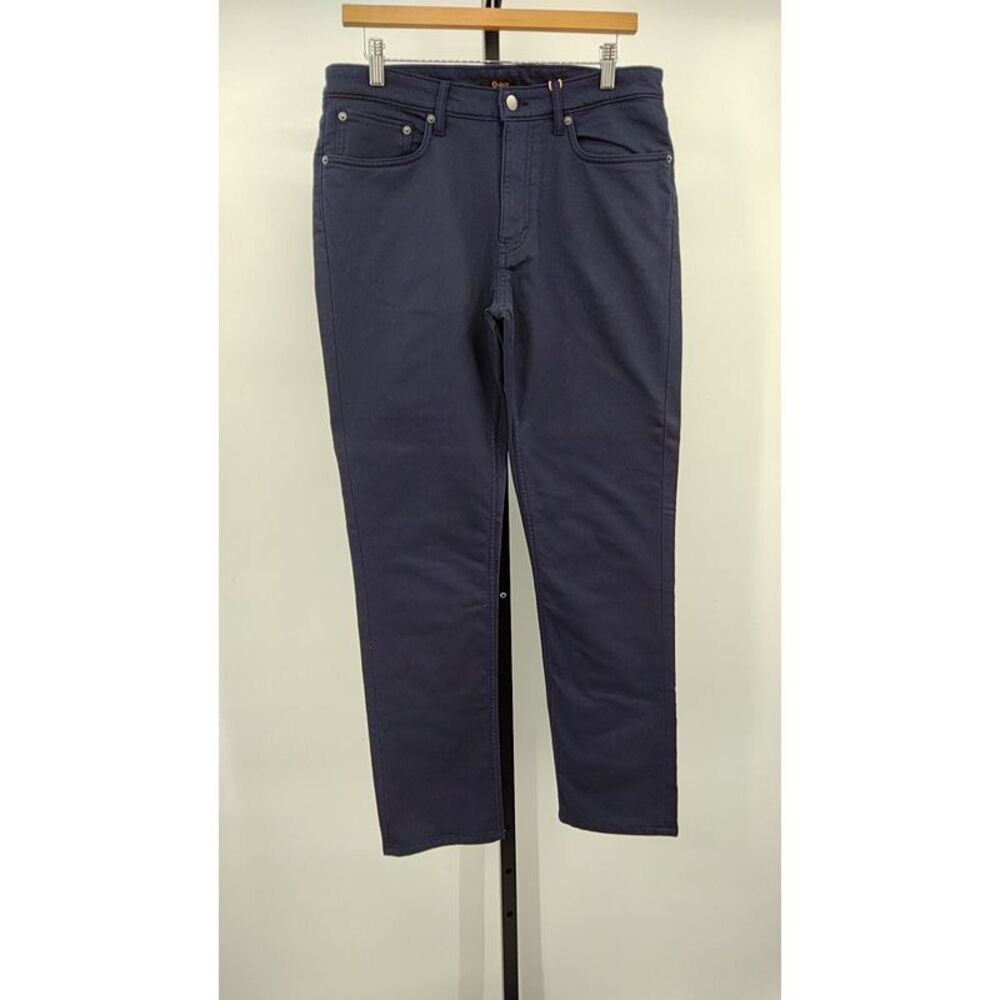Quince Men Comfort Stretch Traveler 5 Pocket Pants Slim Deep Navy 32